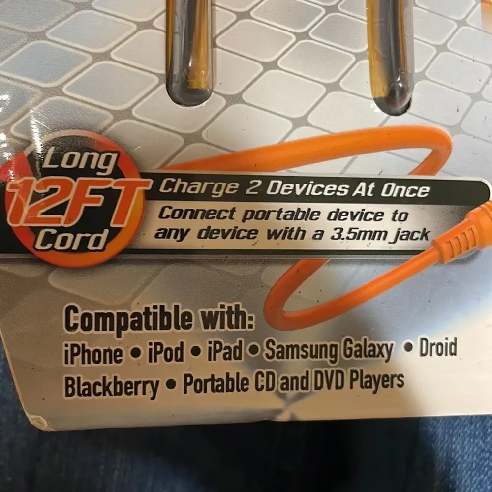 NIB Elite Charger 12' AUXILIARY CABLE